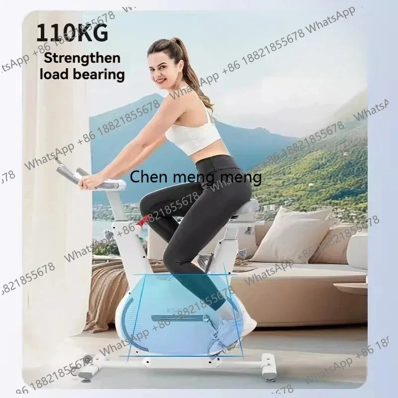 A49 New Spin Bike for Weight Loss, Small Smart Indoor Fitness Equipment for Home Use