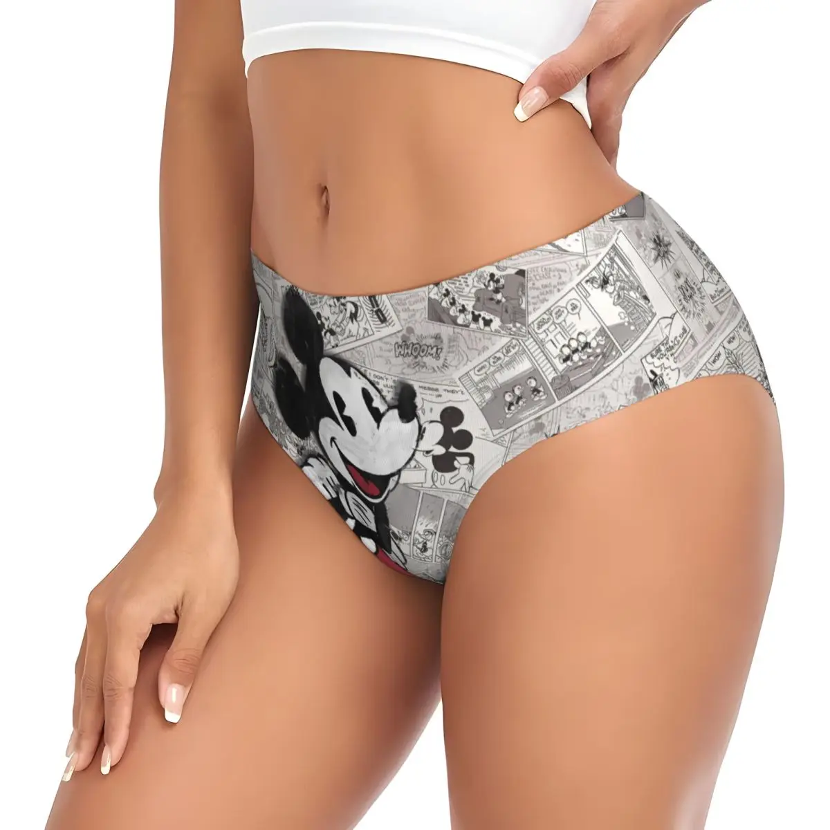 مخصص ميني ماوس ميكي ماوس الكرتون سراويل قصيرة النساء تنفس Mangas الملابس الداخلية