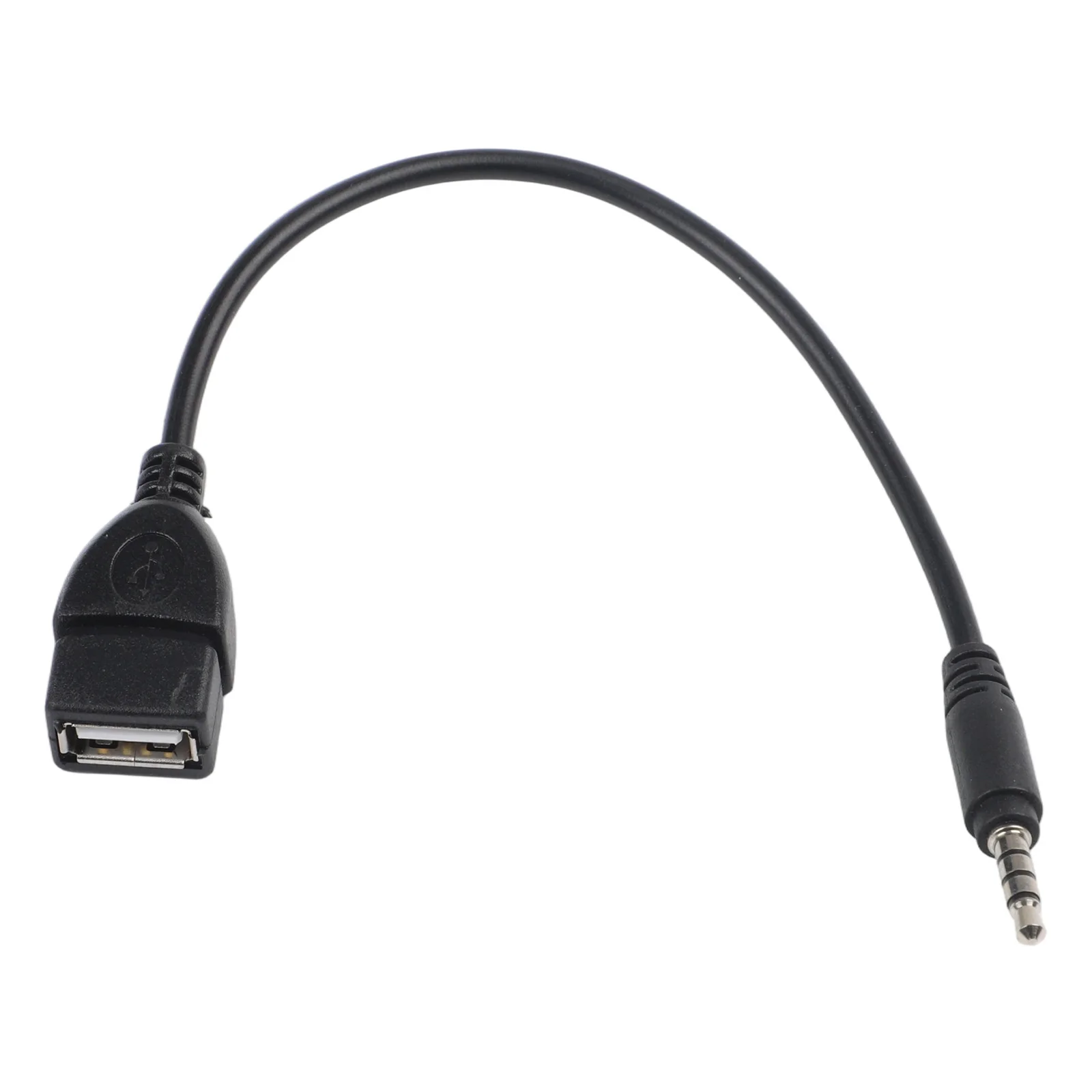 3.5mm Male To USB Audio Adapter Cable Easy To Install Quick Installation Wear-resistant Reliable For Car Radio