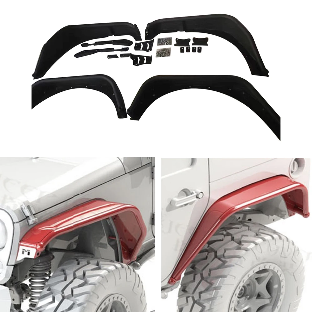 Lantsun J262-M Aluminum Alloy fender flares for Jeep for Wrangler JK