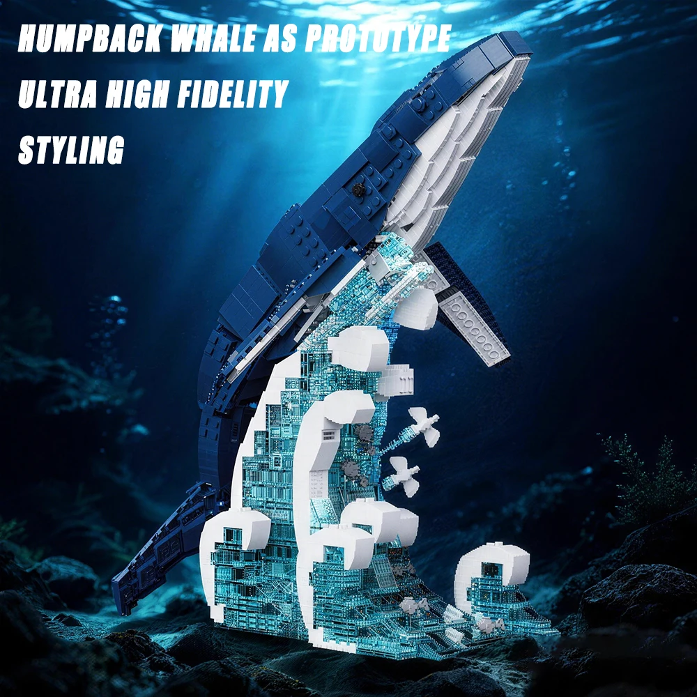 Ocean Blue Whale Model Buildin - Interior Design Build ulasan dan harga