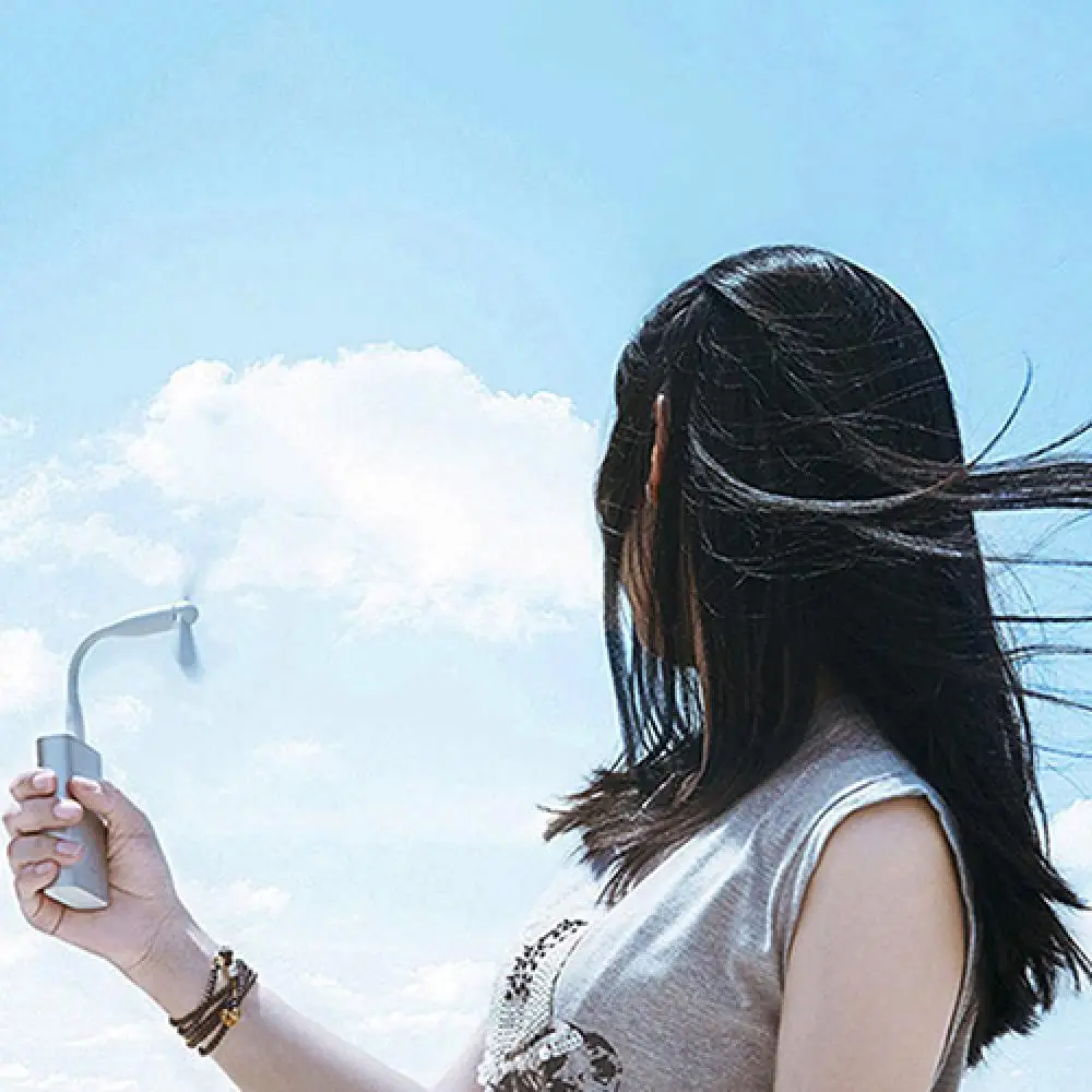 Portable Flexible USB Mini Fan Power Supply USB Output PC Laptop Computer Fan USB Gadgets