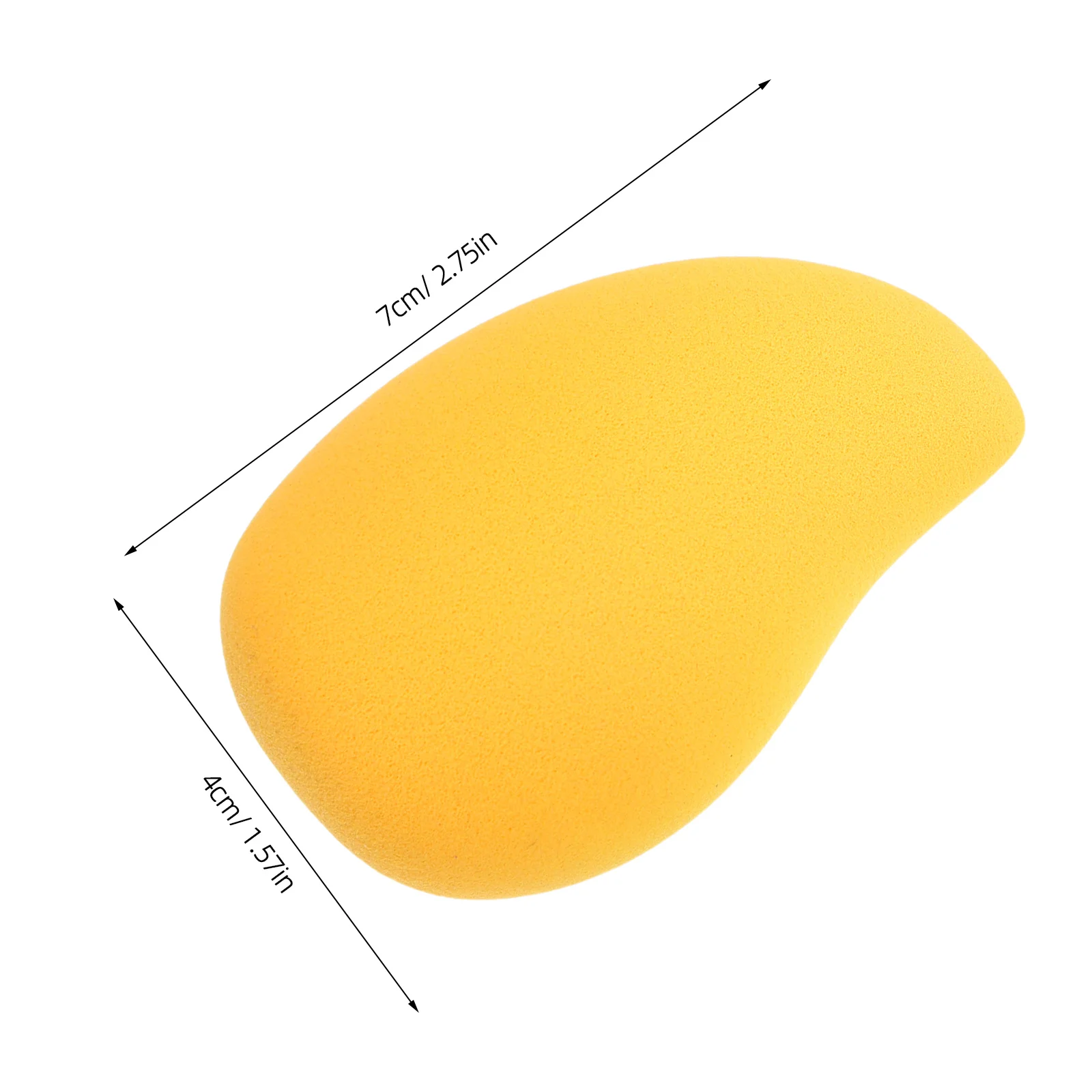 6 stücke Make-Up Eier Mango Schwamm Dual Verwenden Trocken Nass Foundation Applikator Reise Werkzeuge Obst Pulver