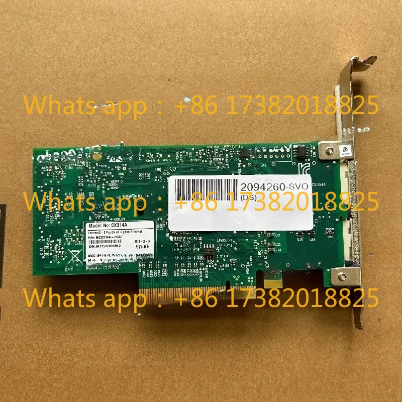 CX314A CX4121A 25GMCX354A-FCCT40G Optical Port Network Interface Card CX455A