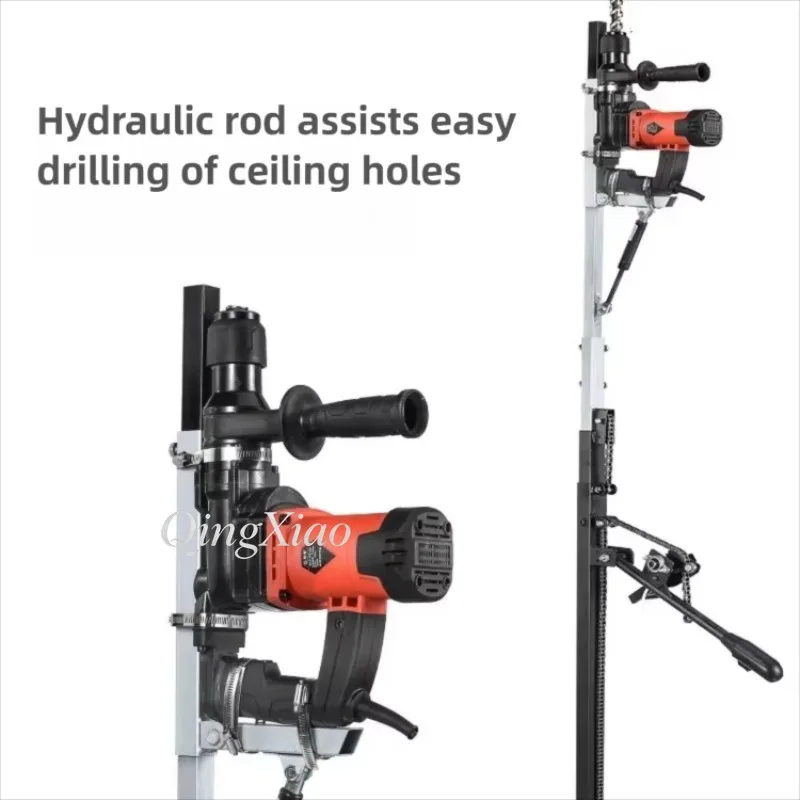 Chain Hydraulic Electric Hammer Lift Stand Telescopic Ceiling Drilling Bracket Impact Drill Wall Anchor Drilling Tool Lift 5m