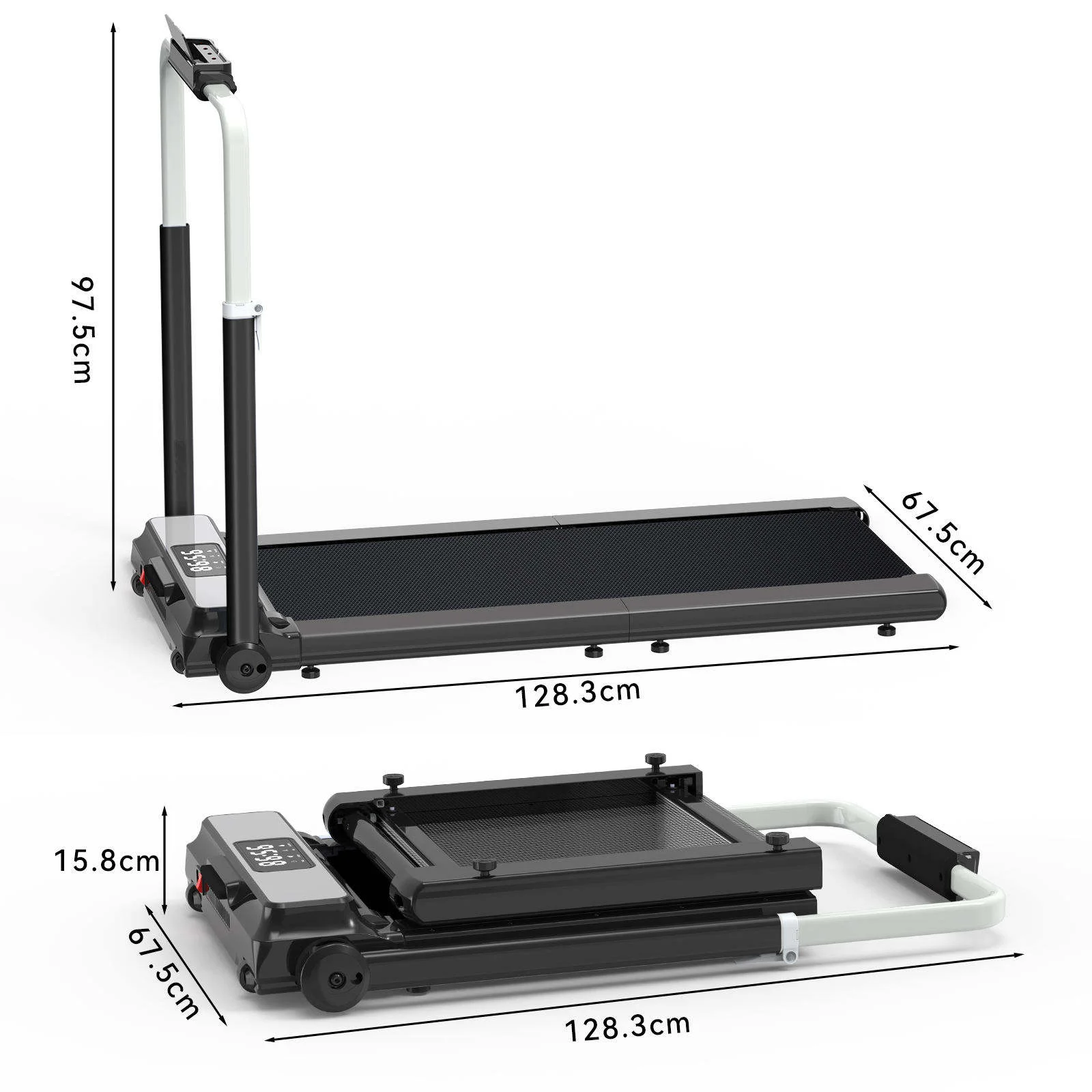 Electric Double Foldable Walking Pad Treadmill 5-Layer Running Belt Key Features Foldable Electric 5-Layer Walking Pad Treadmill