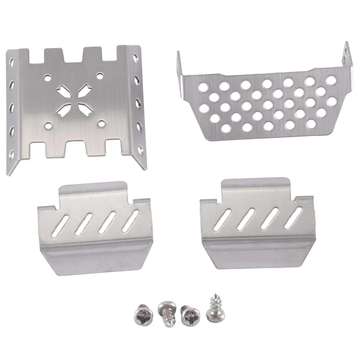 Metal Chassis Armor Axle Protector Plate for YiKong YK4082 YK4102 YK4103 Absima Sherpa RC Crawler Car Upgrade Parts