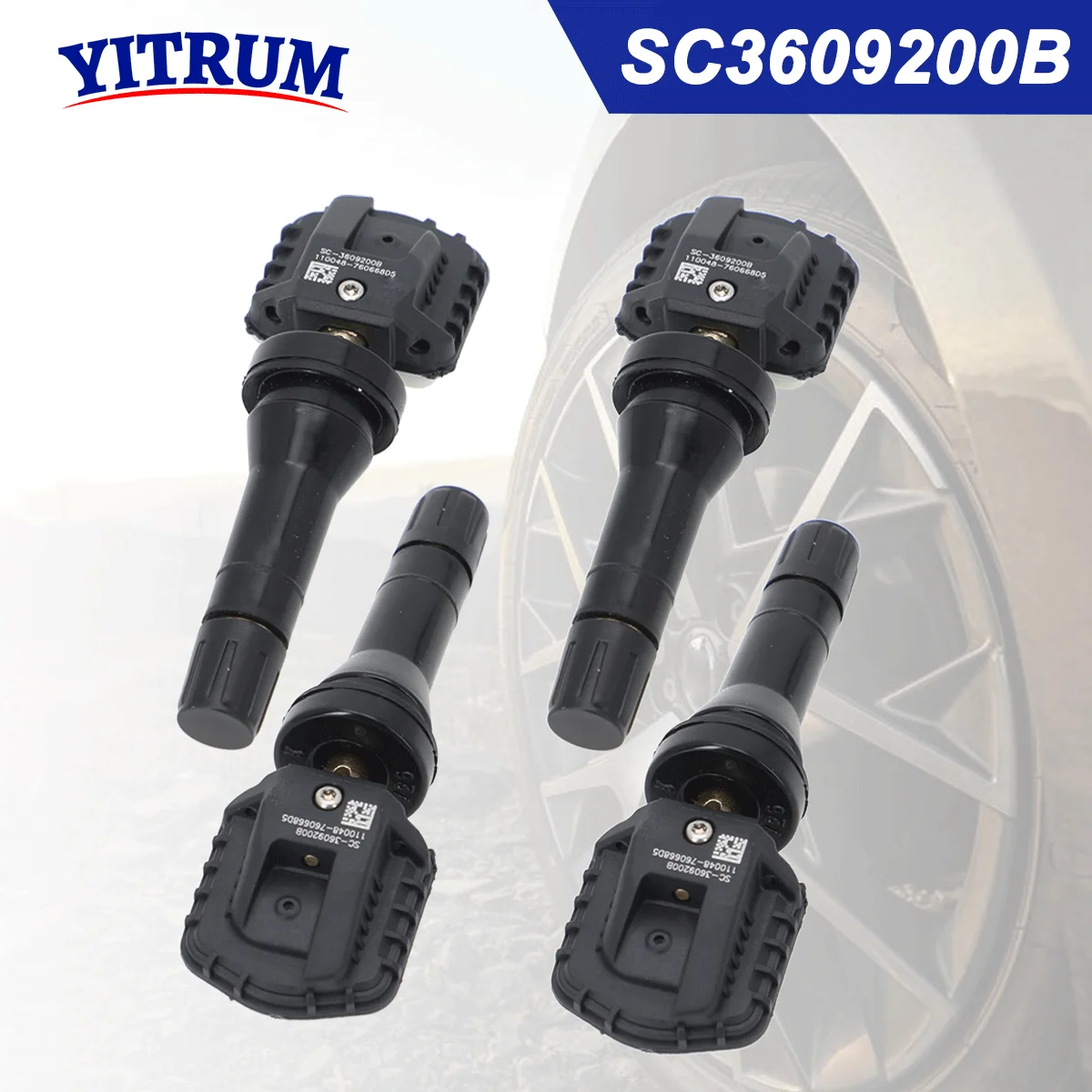 

YITRUM SC3609200B Tire Pressure Monitoring System For BYD Dolphin E9 F3 Han EV Song EV Song PLUS Tang Tang EV TPMS Sensor 433MHz