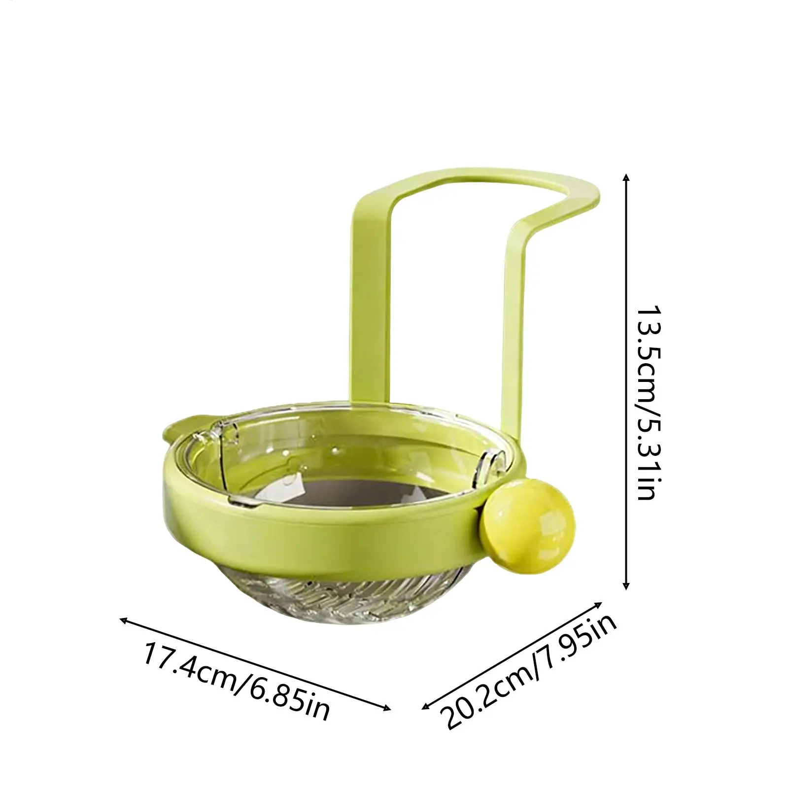 Sink Strainer Basket Automatic Dumping Waste Catcher Sink Vegetable Draining Basket For Home Cooks Busy Parents Apartment Meal