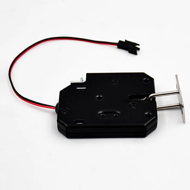 قفل الملف اللولبي الكهربائي غير المرئي لخزانة الطرود آلة بيع الفنادق قفل خزانة كهربائية صغيرة مخفية #1