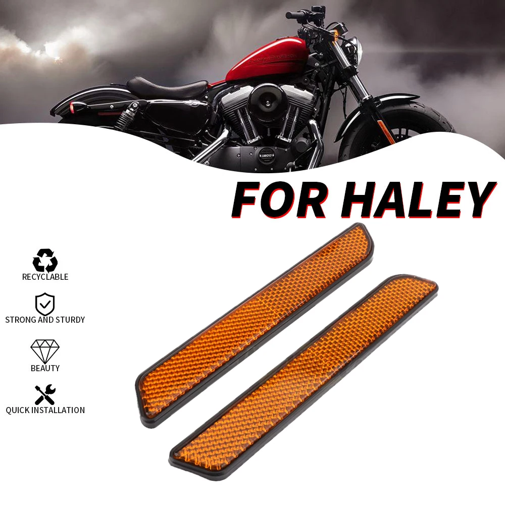 2 Stück Motorrad-Zubehör Vordergabel-Reflektor Untere Gabelbeine-Slider für HARLEY ABS Elektro-Dirt-Bike Reflektoren Motocross