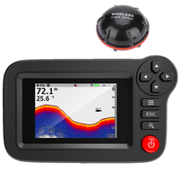 Portable Depth with 100M Sonar Sensor Echo Sounder Wireless Depth Finder Fishing Lure Echo Sounder Alarma Pesca