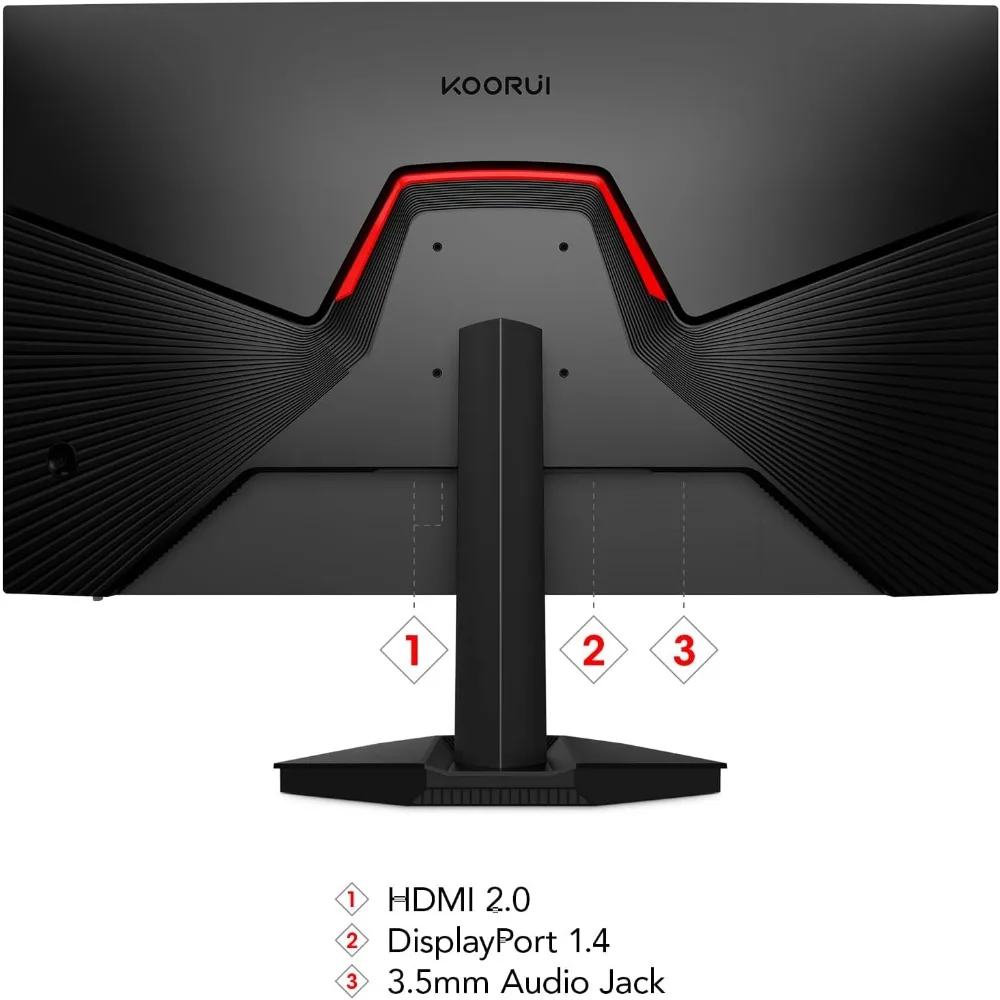 Gaming Monitor, 27 Inch Wqhd 2560X1440 Pc Computer Monitor, Tot 240Hz Vernieuwen, 1Ms, Adaptieve Synchronisatie, Hdr10, DCI-P3 90%