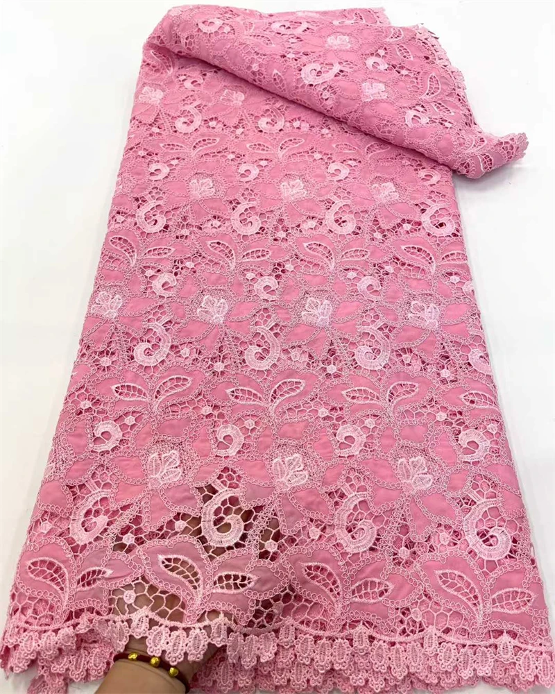 الأفريقي المطرزة القطن الدانتيل النيجيري السويسري الفوال زوجين النسيج أزياء الملابس فستان المناسبات في بعض الأحيان