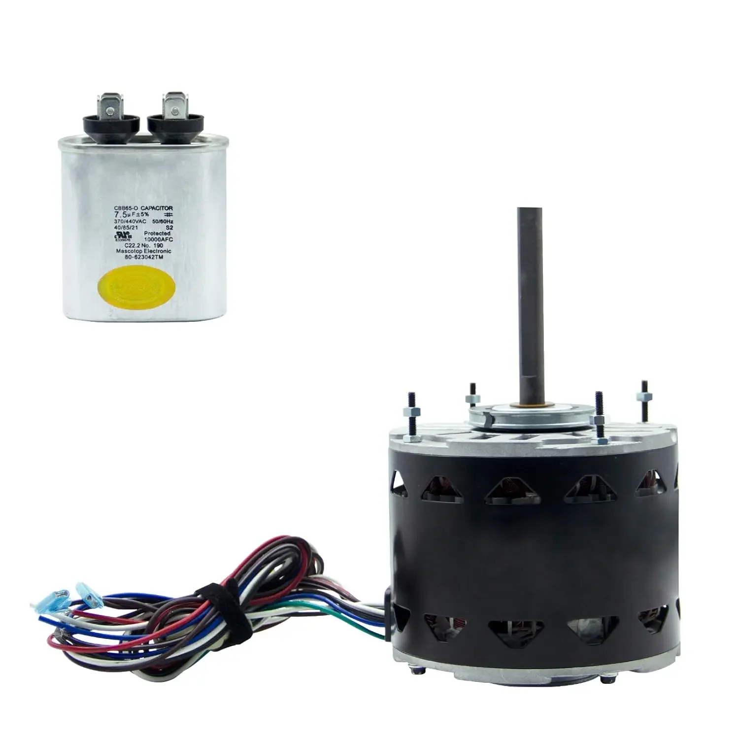 

DL1036 Blower Fan Motor,1/3 HP, 1075 RPM, 3 Speed, 115V, Compatible w/A.O. Smith, Fasco, GE, Emerson & Dayton,DL1036 Model,48 Fr