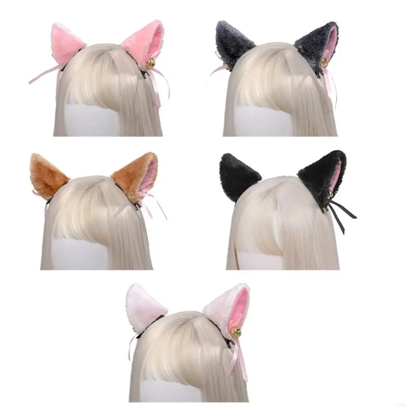 

Стильные пушистые кошачьи уши для косплея и забавного платья, пушистый головной убор, аниме-уши Y166