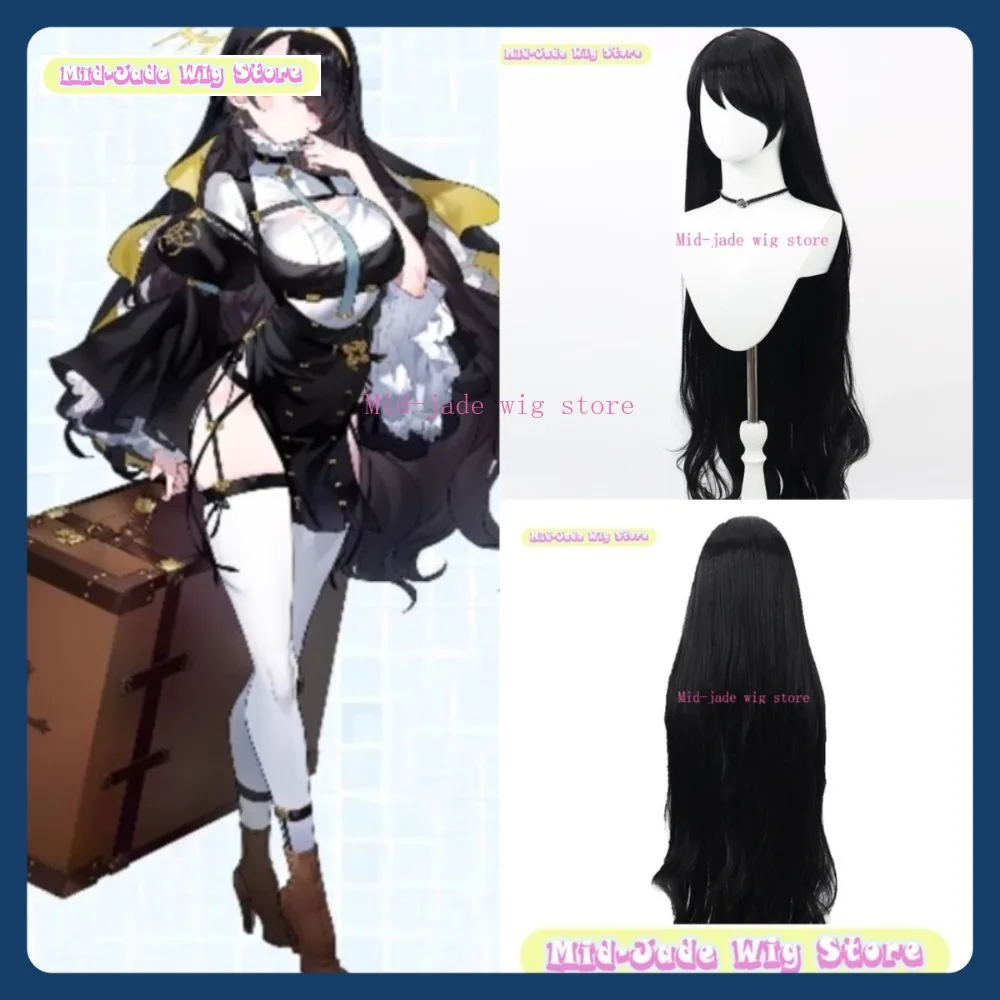 

Mid-jade Wig Store Blue Archive Wakaba Hina Cosplay Wig Anime Game Role Playing Synthetic Hair Halloween Party