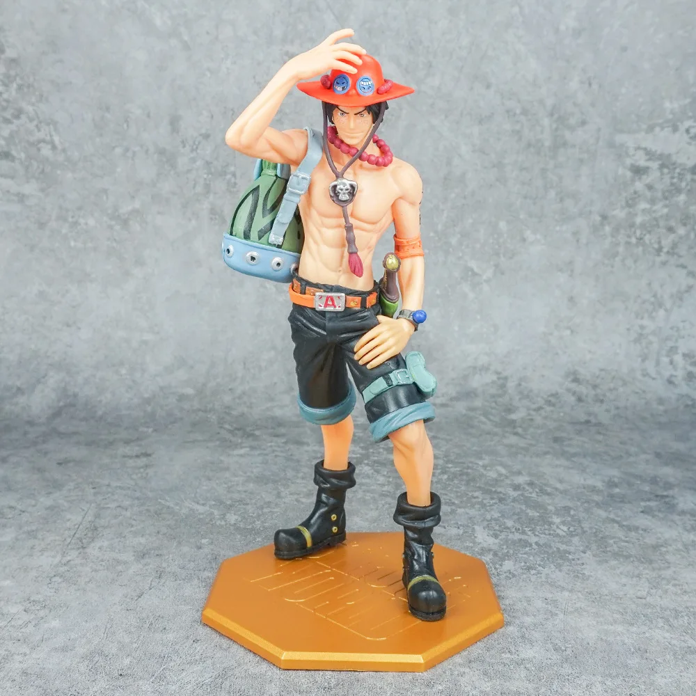 New Figure One Piece DX10th Anniversary Fire Fist Escal D Ace Luffy Brother Toys Japan Anime Collectible Figurines PVC Model Toy