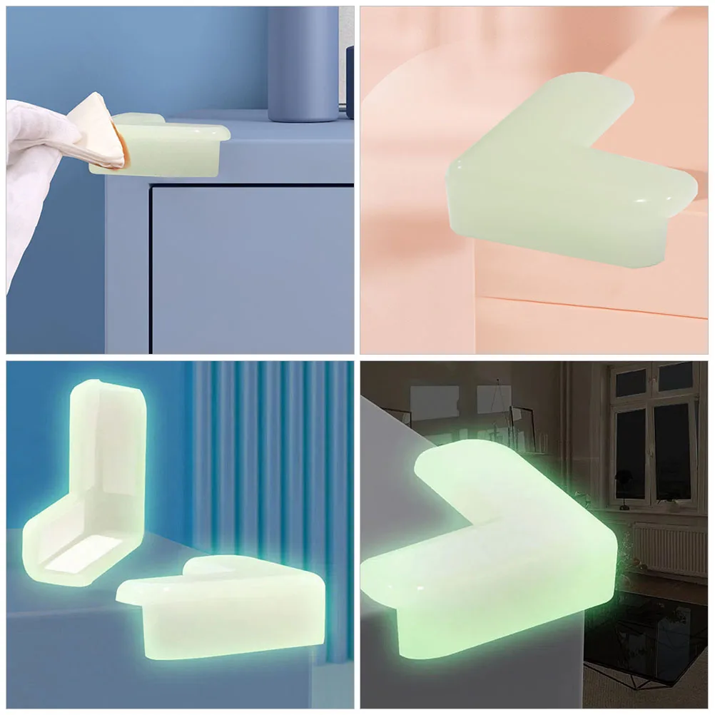 

10 шт. светящиеся защитные уголки, защита от детей, угловые подушки для предотвращения столкновений, двусторонний клей для столов, стен