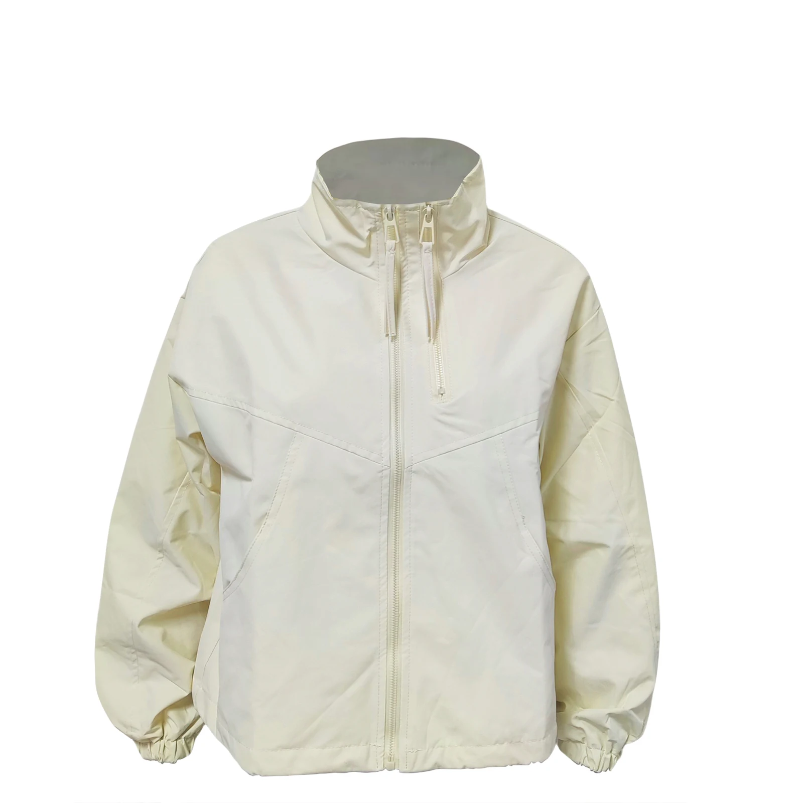 

Women s Collared Fall Jacket Fashionable Casual Solid Color Long Sleeve Zipper Up Lightweight Coat