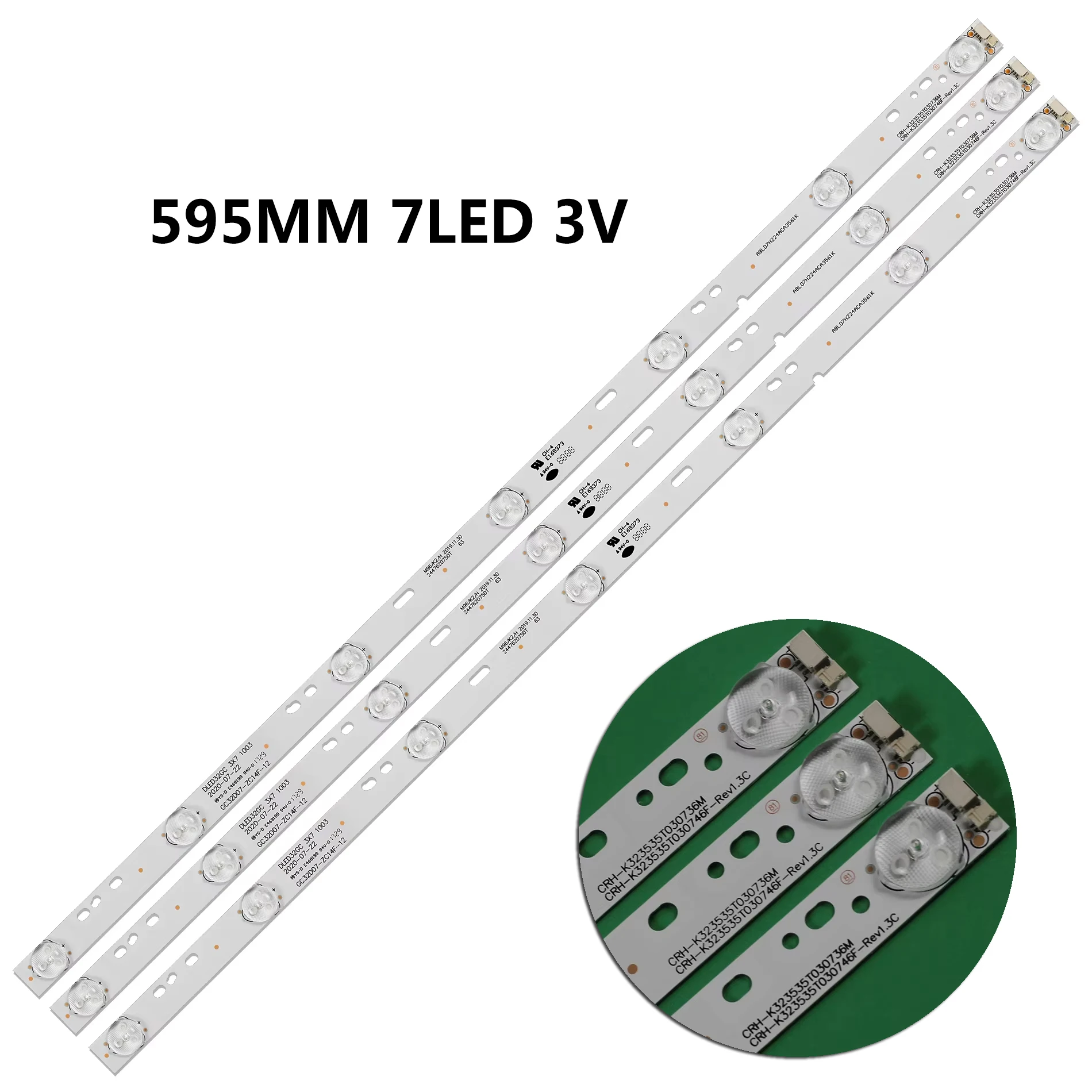 

NEW LED Backlight DLED32GC 3X7 GC32D07-ZC21FG-11 12 for PK315D07-ZC14C-01 32dledtv1301s PLDEDV3292 VG-32DTV3 HTC3246 DW32H1G1