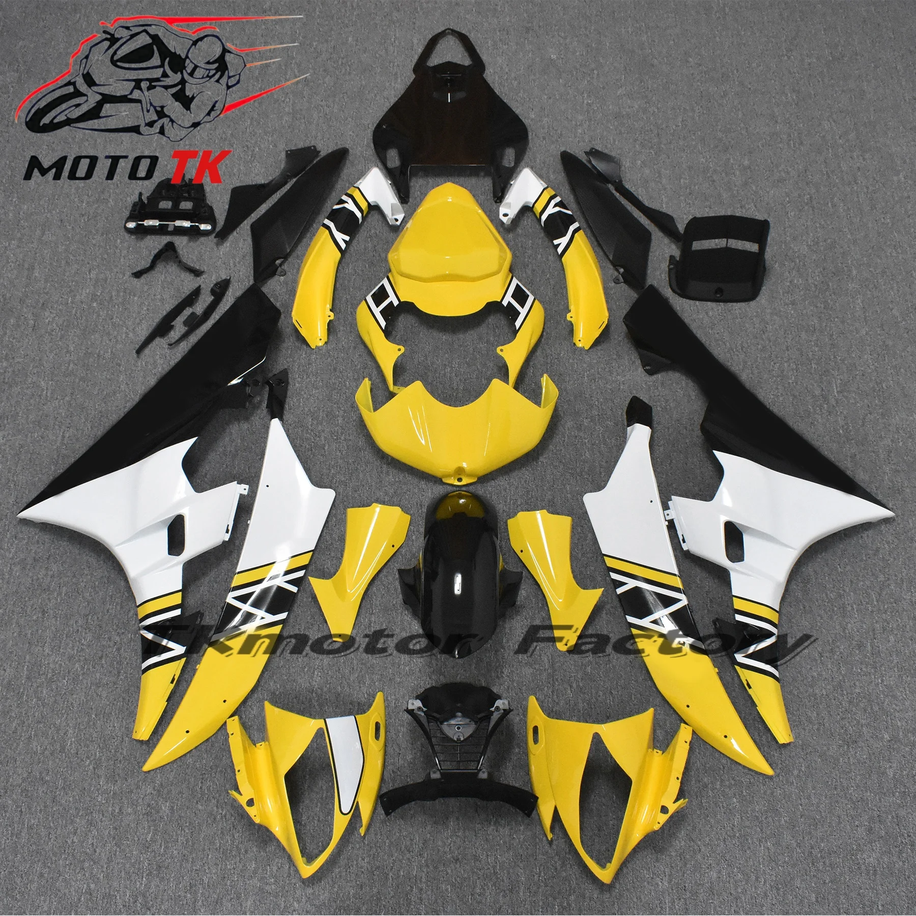 New ABS Motorcycle Fairing Kit Fit For YAMAHA YZF R6 2006 2007 YZF-R6 06 07 Full Fairings Bodywork Protection