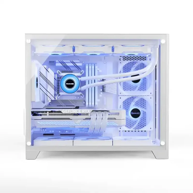 I3 6100 Goedkope Full Gaming Pc Aangepaste computerset Apparatuur Desktops Prebuilt Groothandel Bouwen Desktop Gamer Pc