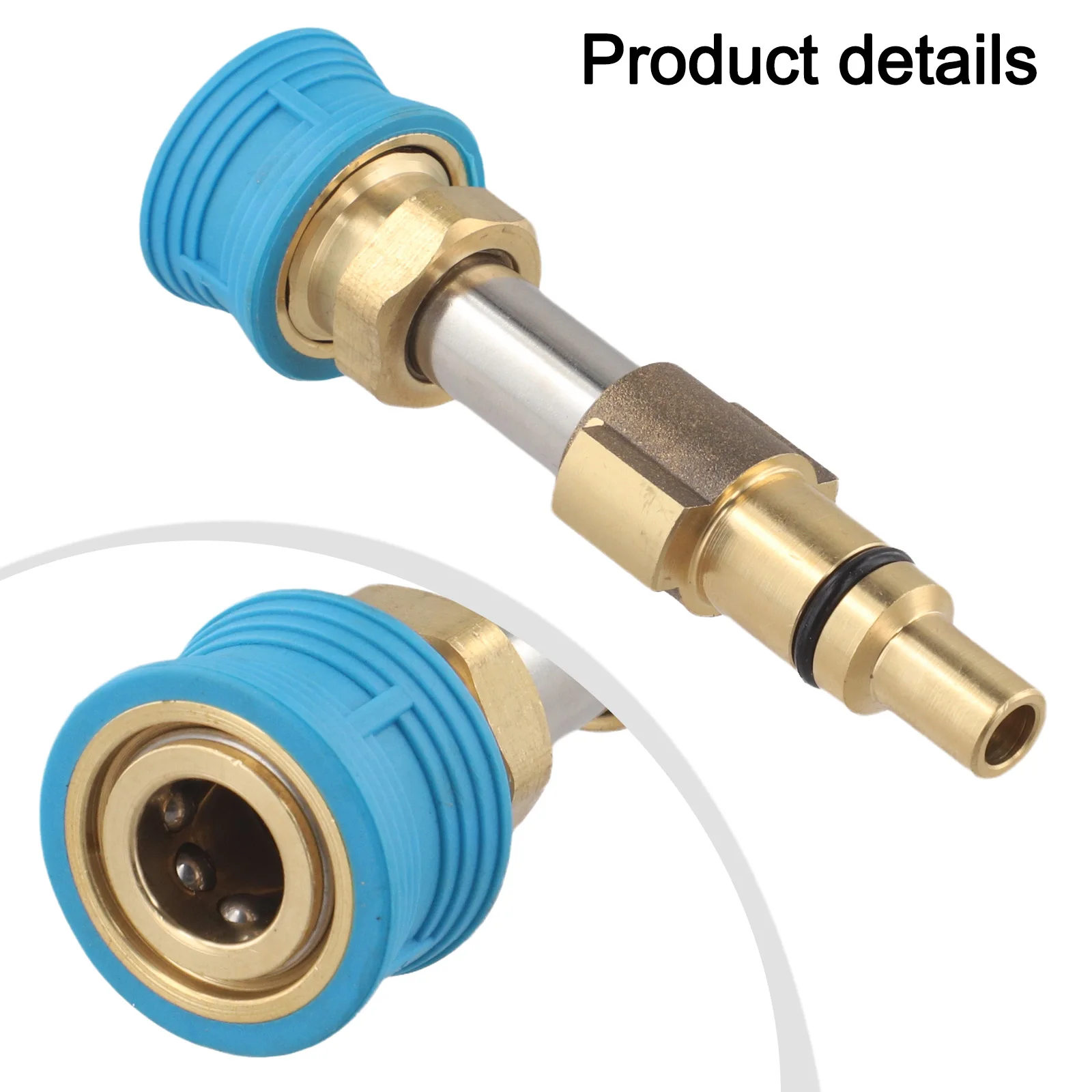 

1 4 Quick Release Connector Brass Material 12 Mm 0.47 Inches 1 4 Connector Clear Blocked Sewers Good Wear Resistance