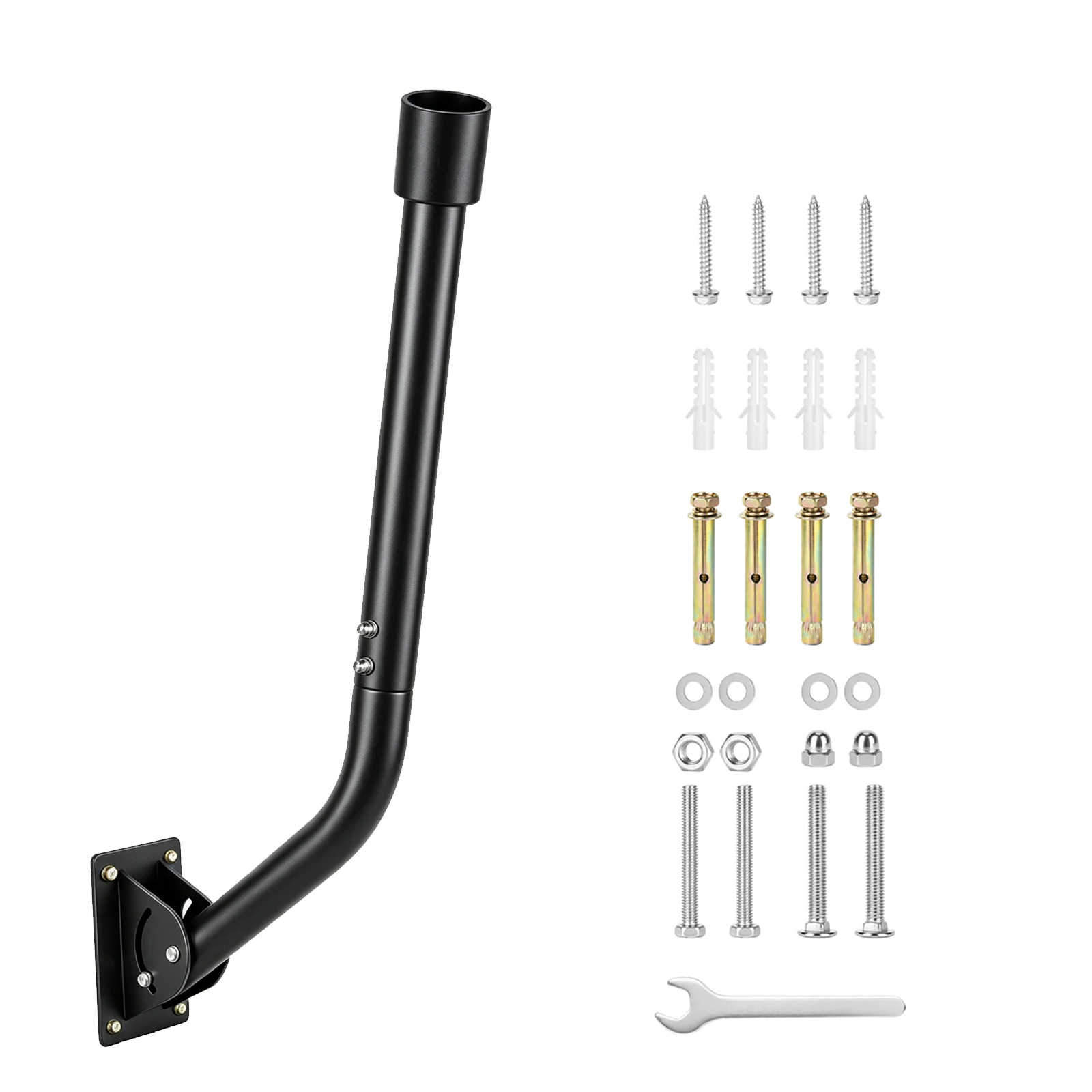 for Starlink Gen 5 Mount, Adjustable Angle, Metal Starlink Pole Mounting Kit, Compatible with GEN5 V5 Starlink Standard Dish