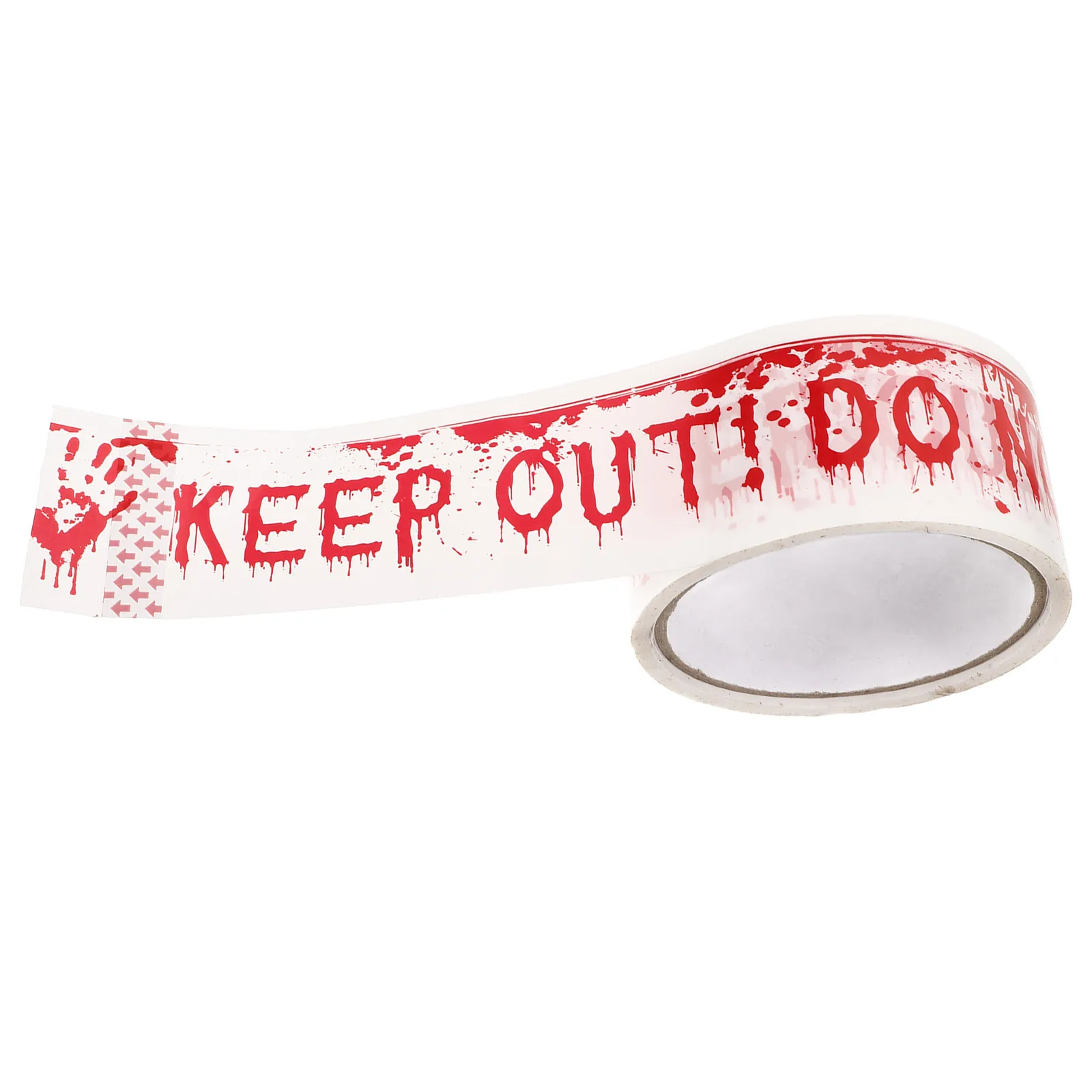 

Предупреждающая лента, предупреждение на тягу, украшения для вечеринки, светодиодные украшения для Хэллоуина, ПВХ, успокаивающие, не входят