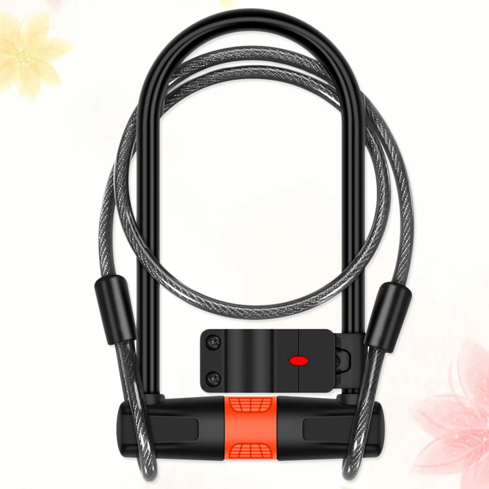 

1Set U-Shaped Lock Anti Theft Chain Lock Thick Steel Cable Alloy Steel Beam Longer Locking Bike Motorcycle