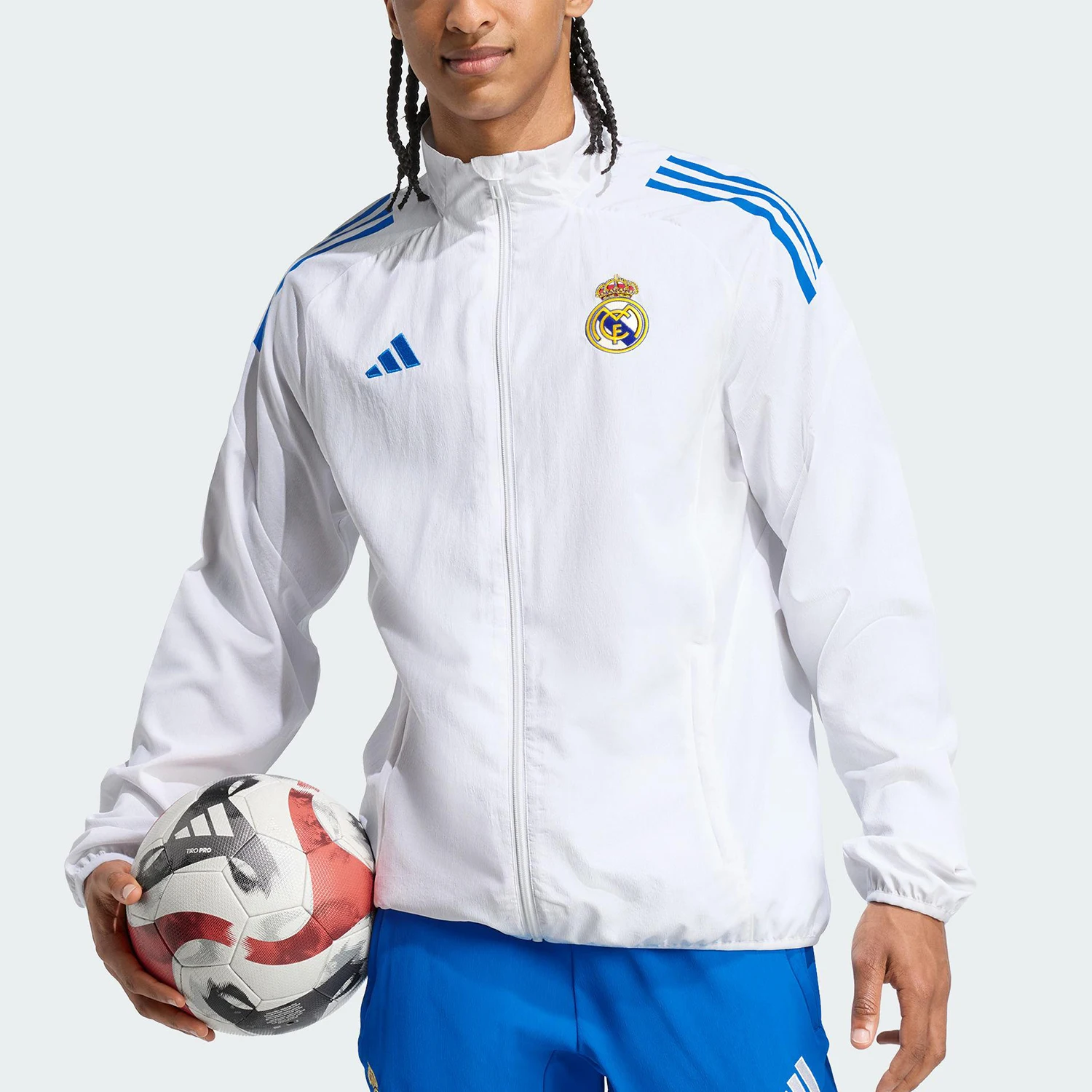 Adidas Originals Mens Autumn Loose Zipper Soccer Jacket JP4029