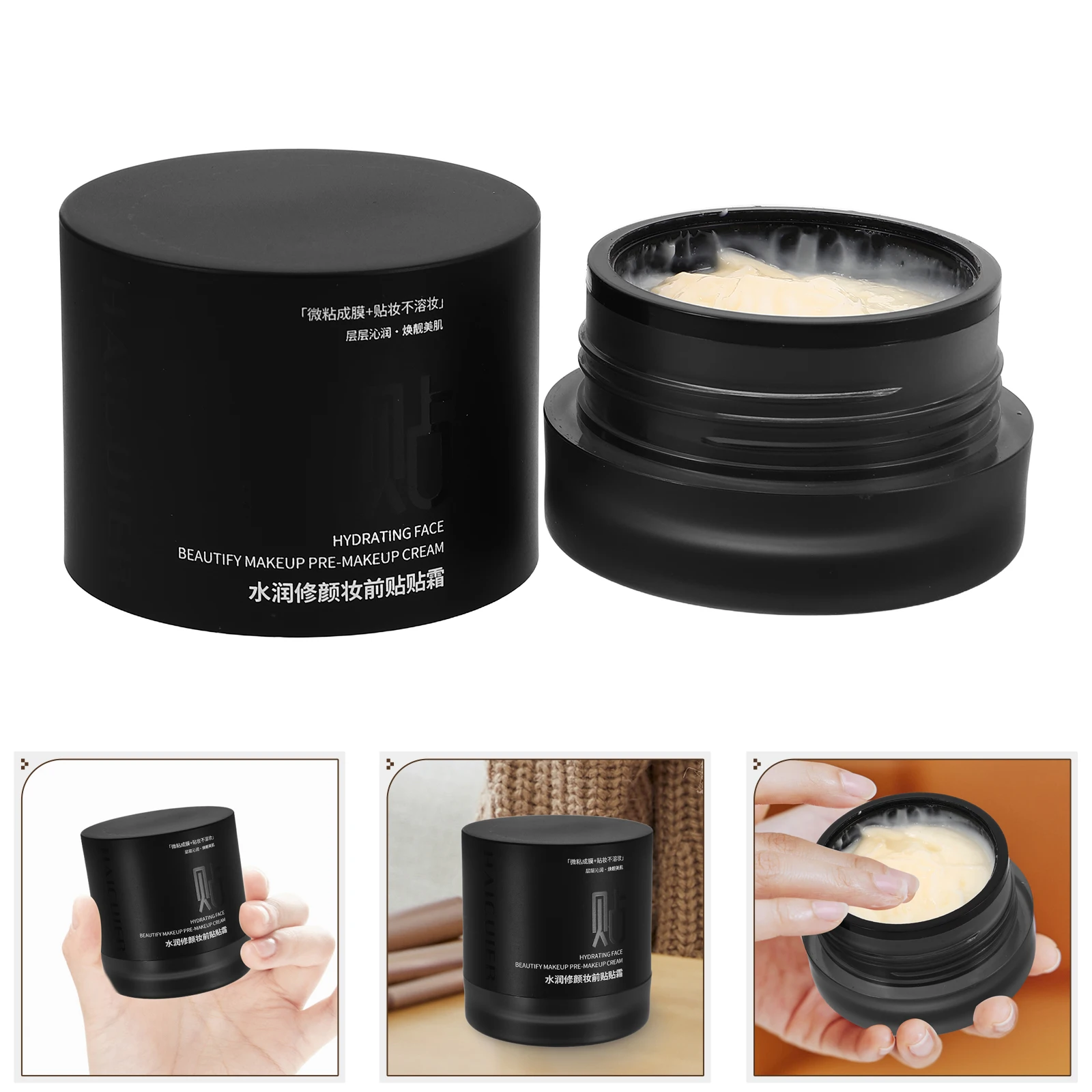 

Hydrating Radiance Makeup Primer Cream Lightweight Moisturizer Daily Face Skincare Base Enhances Skin Tone Smooth Application