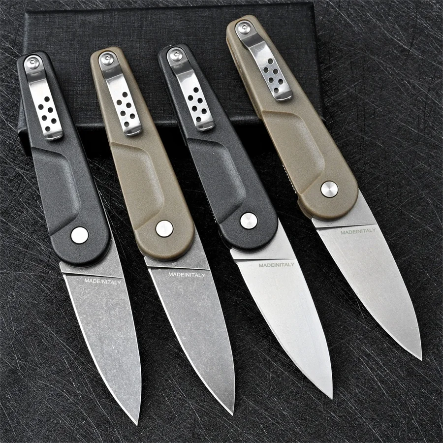 Kesiwo SD11 N690 Blade Mini Pocket Folding Knife Nylon Fiber Handle Bearing Outdoor Camping Survival Kitchen Fishing EDC Knife