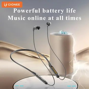 金立 5.3 無線藍牙耳機 運動頸掛式耳塞 無線耳機 附 HiFi 音樂麥克風 防水 8 最佳銷售 頸掛式藍牙耳機 - №5