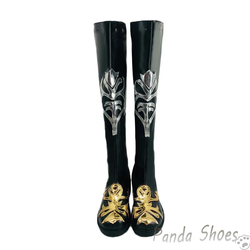 Black Butler Ciel Cosplay Shoes Anime Book of the Atlantic Long Boots Ciel Phantomhive Cosplay Costume Prop Shoes for Halloween