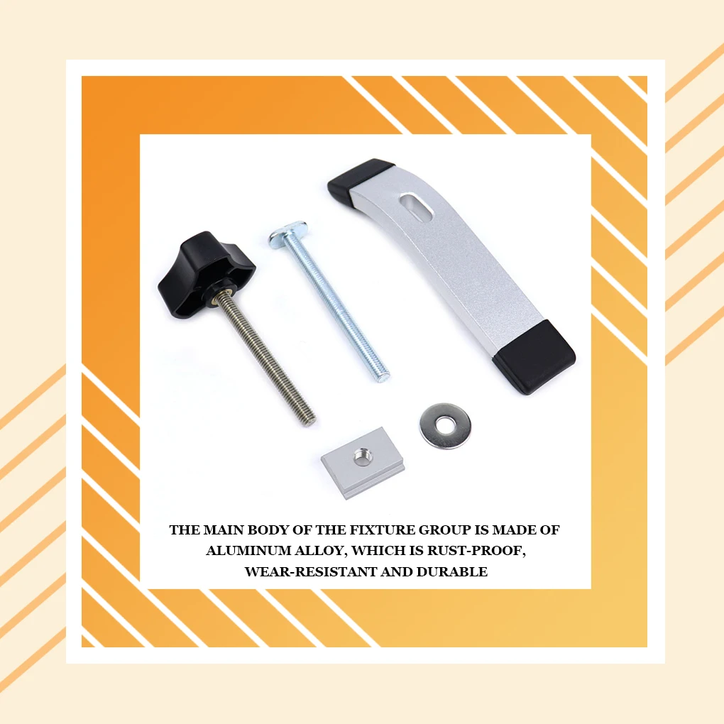 

Press Plate Hold Down Clamp Track Jigs Fixture Table Saw Guide Rail