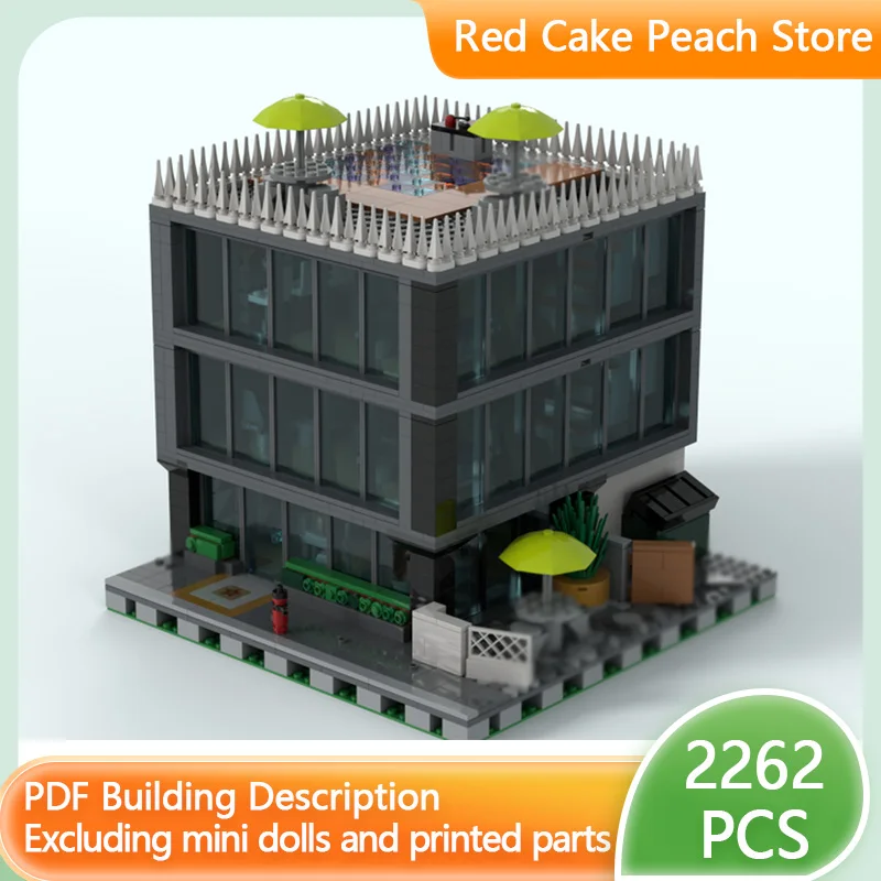 

Модель «Городская улица» MOC: Конструктор «Итальянский ресторан» (модульный, технологичный), развивающая игрушка для детей, подарок на праздник, набор для сборки