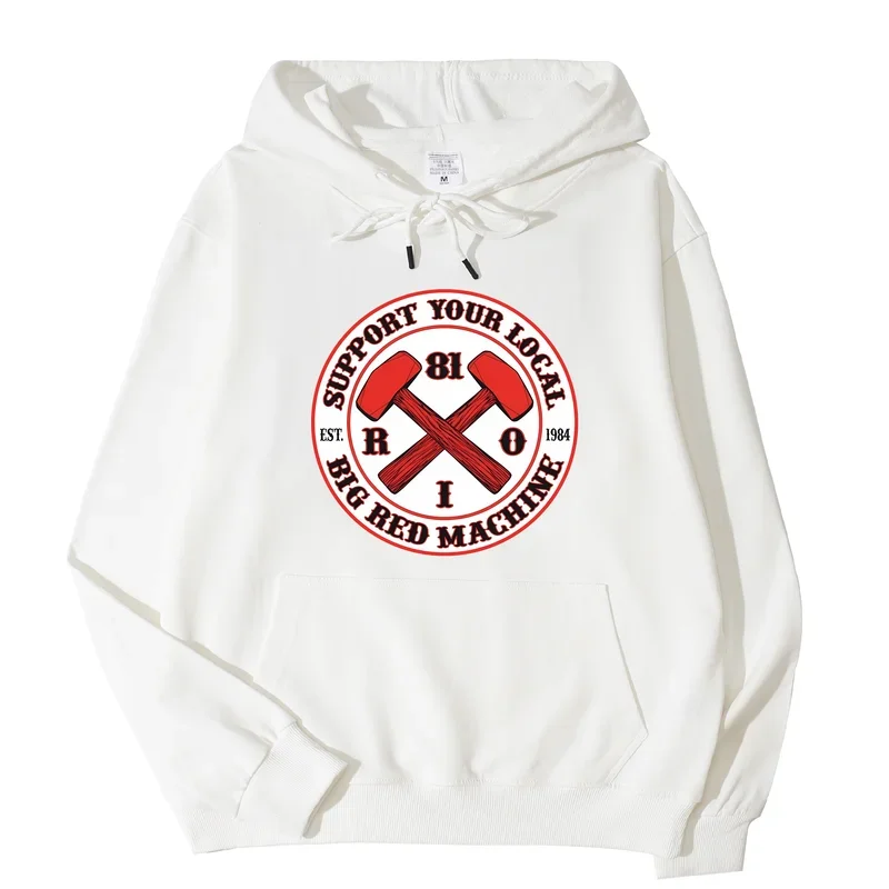 Support Your Local 81 Big Red Machine Hoodie Unsex Long sleeved N05