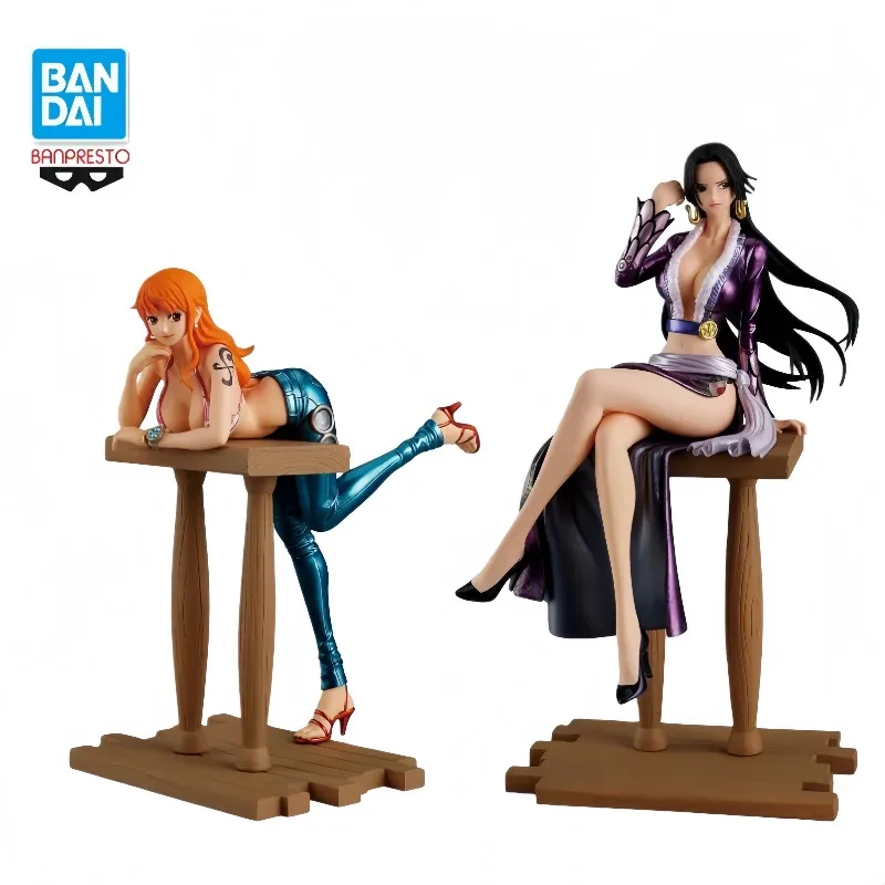 

【In Stock】BANDAI Original BANPRESTO One Piece Boa·Hancock Nami GRANDLINE JOURNEY-SPECIAL Anime Character Models Collection Toys