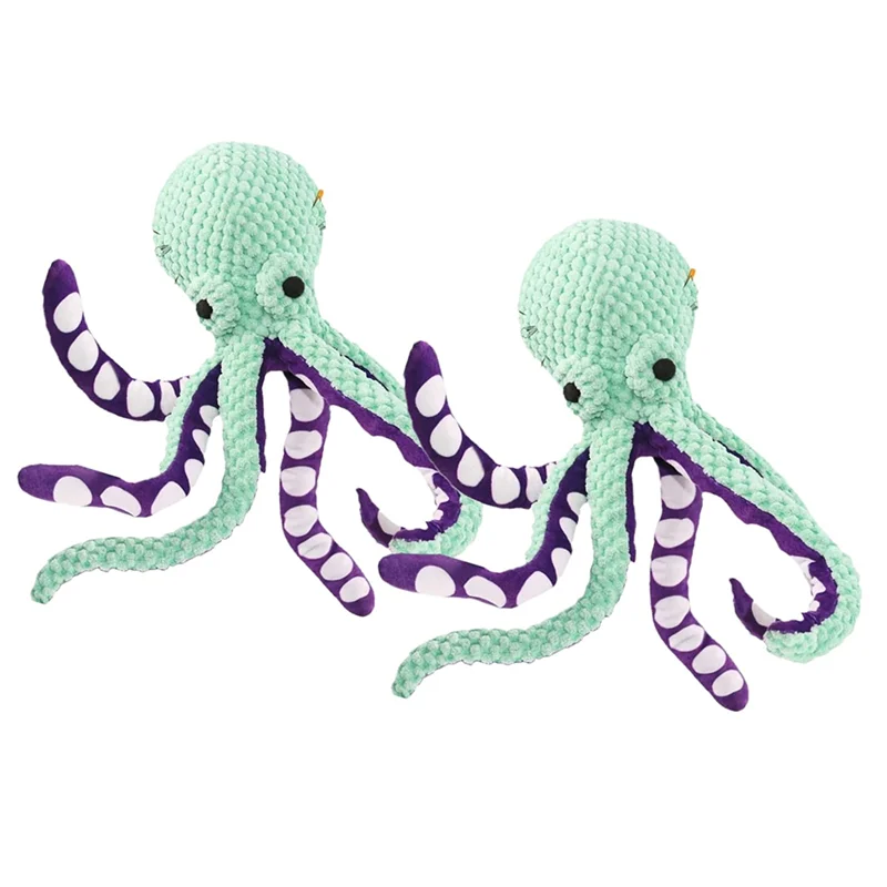 

A19Q-2PCS Премиум Плюшевый Плюшевый Плюшевый Осьминог Писклявая Собака Для Больших Собак Плюшевая Собака С Мягкой Ткани