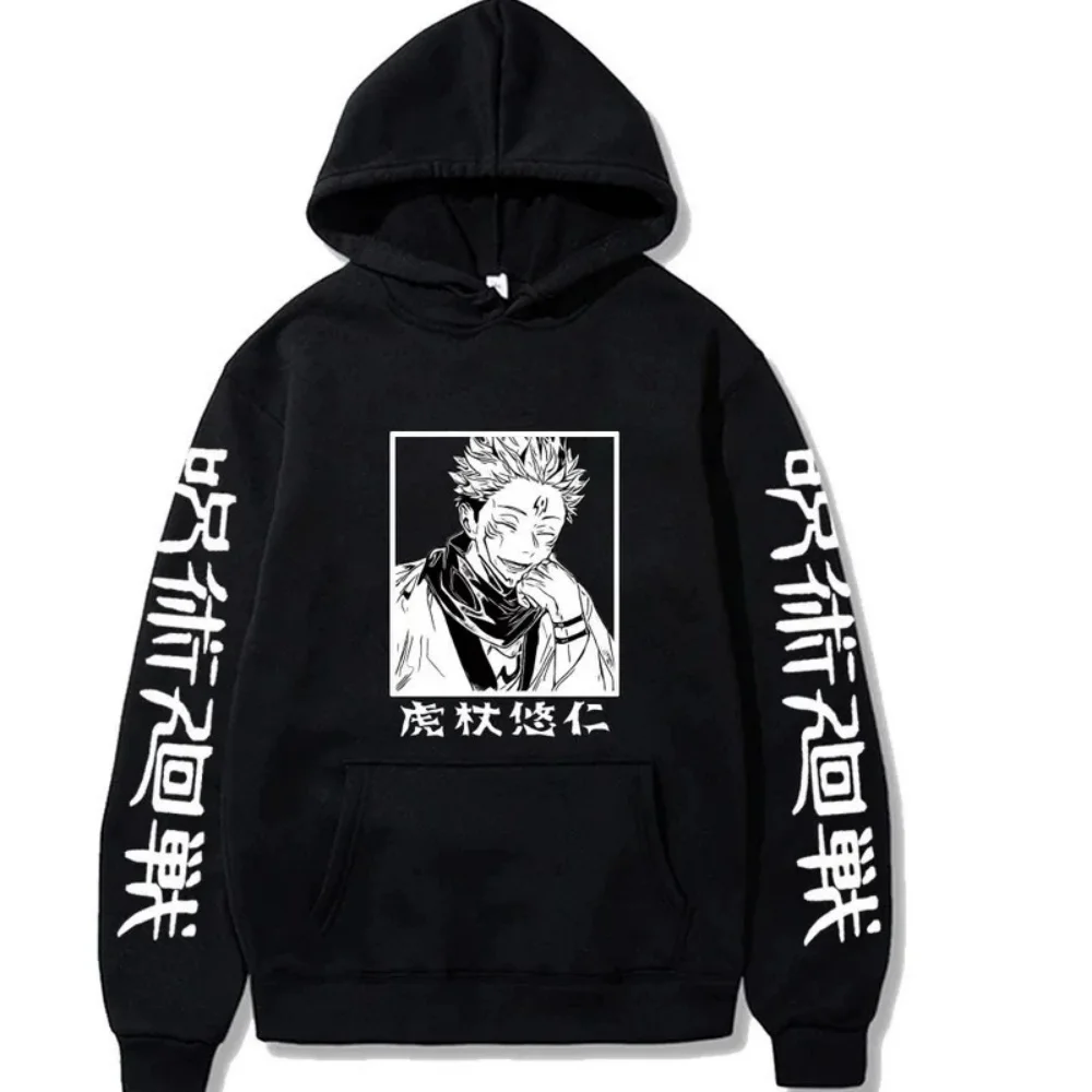 

Японская аниме-толстовка с принтом «Битва заклинаний: Тигровый посох Юрен», осенняя, весенне-осенняя, мужская, модная, повседневная, универсальная.