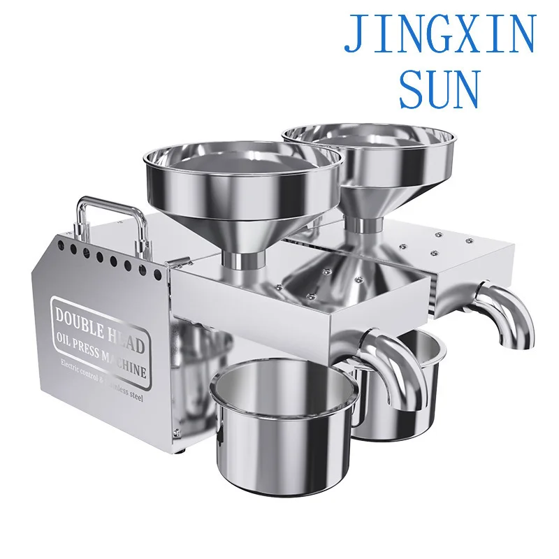 Oil Press Machine 6-10Kg Per Hours 1600W Commercial B02 Peanut Flaxseed Cold Squeezer Business Sesame Sunflower Seeds Extraction