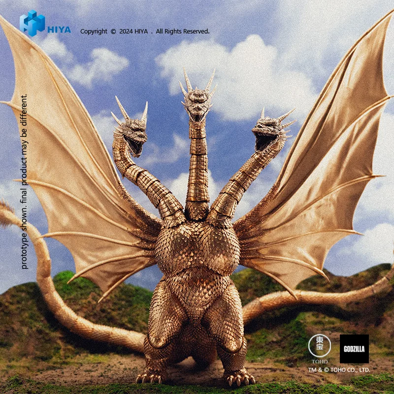 

Изысканная базовая серия Hiya GODZILLA Vs Ghidorah, аниме-фигурка King Ghidorah 1991, коллекция экшн-фигурок, детские игрушки, подарок на день рождения