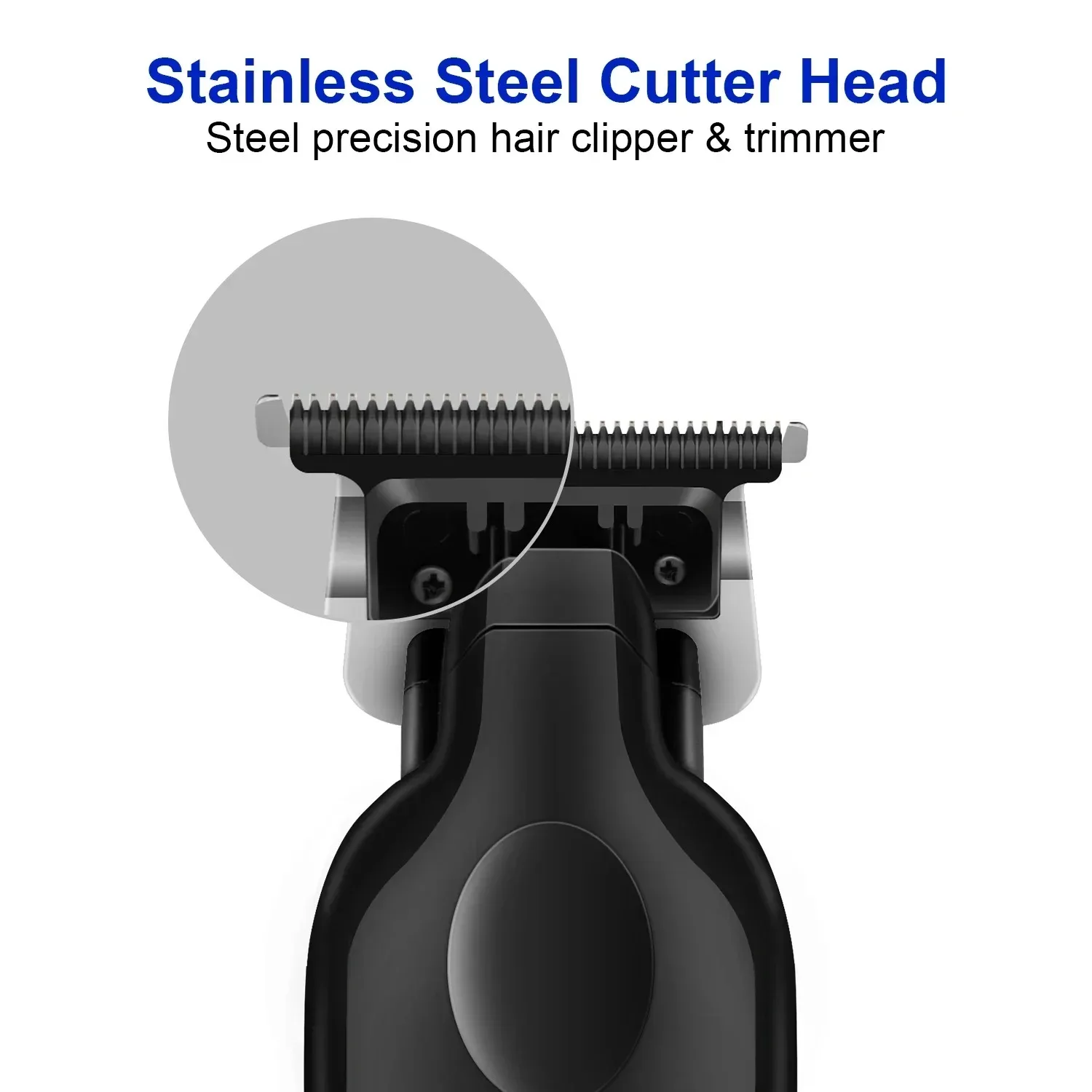 Kemei مقص الشعر الكهربائية UBS قابلة للشحن اللاسلكي أداة تهذيب اللحية الرجال مقص الشعر الكهربائية القوية التشذيب أداة KM-1071