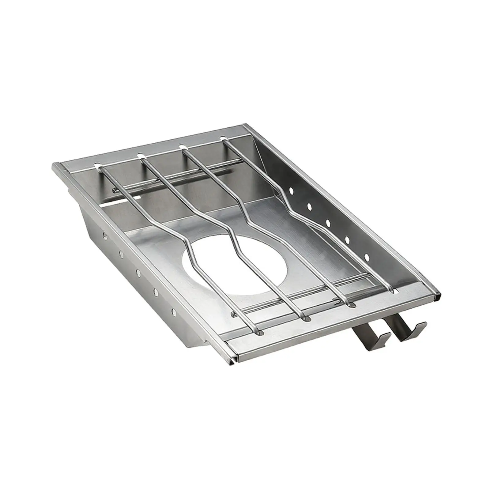 

Furnace Plate Frame Stainless Steel Stove Rack for Hiking Fishing Outdoor