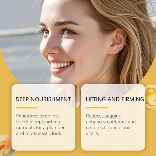 Imagen 2 del producto Ampolla de levantamiento intensivo con péptido de seda de colágeno profundo, suero antienvejecimiento coreano para cara con colágeno, reafirmante y reafirmante de la piel