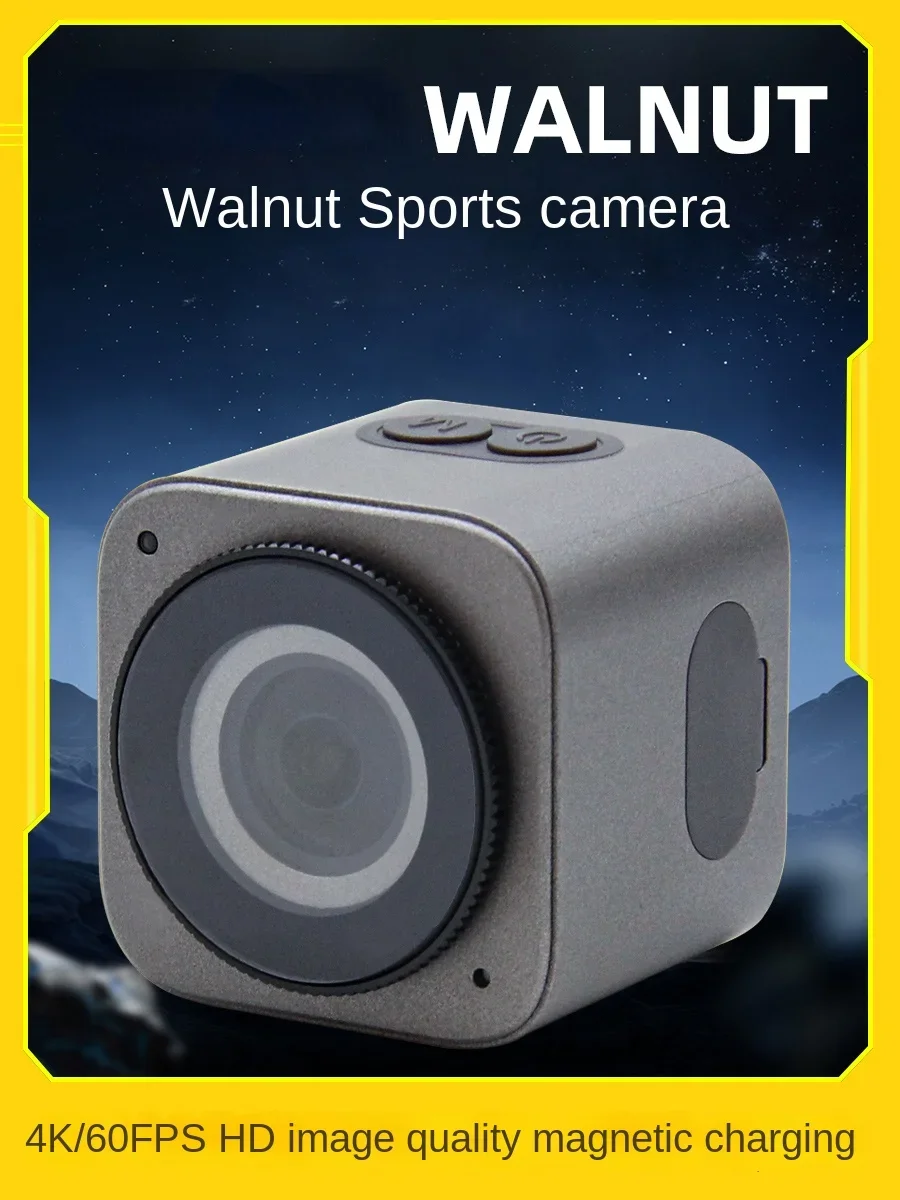 Walnut Sports Camera Magnetic Charging 4K HD Anti-Shake