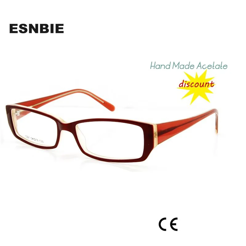 ESNBIE Eyewear Acetate Prescription Eyeglasses Women's Optical Glasses Frame Female Glasses Women monture lunettes de vue femme