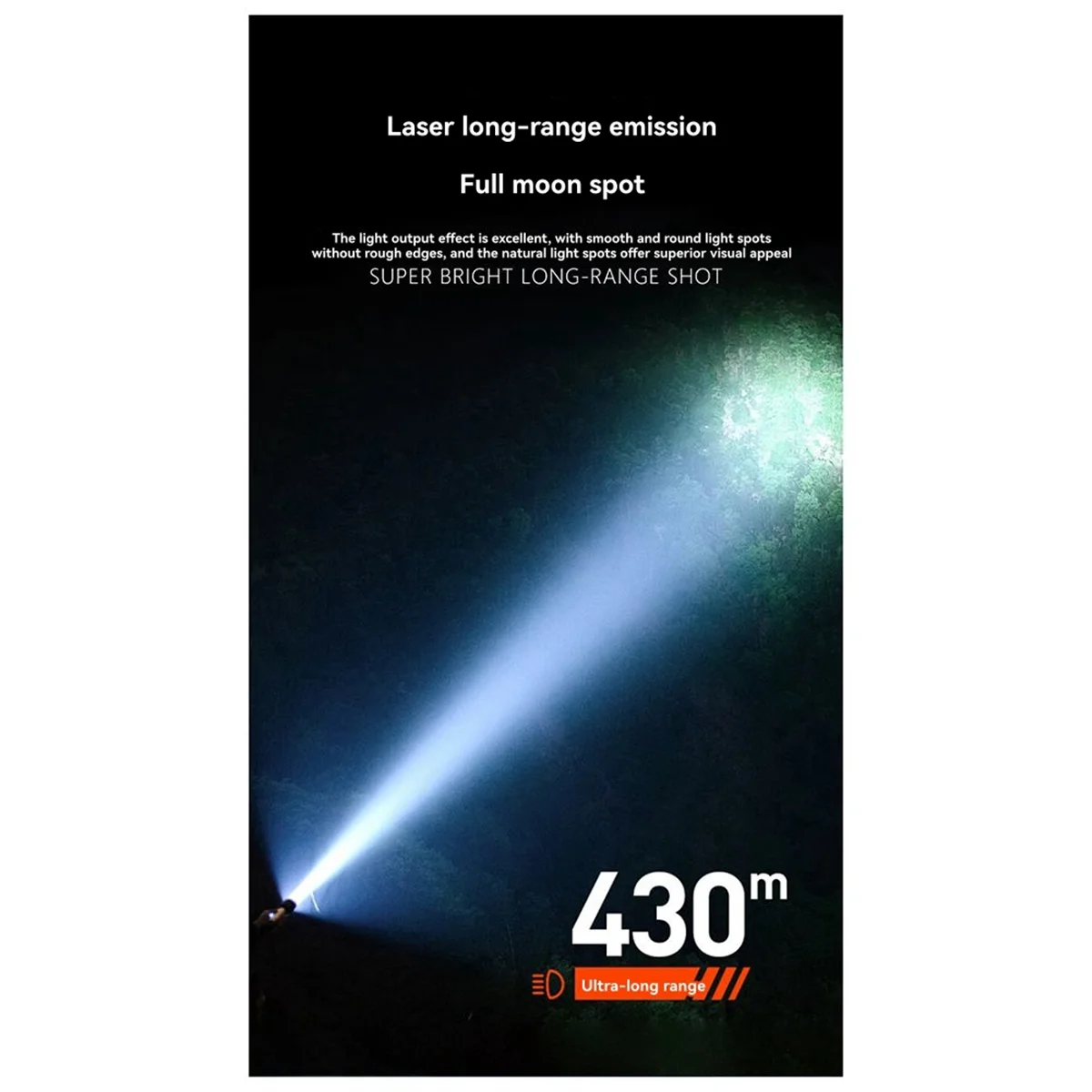 

【New User Coupon】USB Rechargeable Flashlight Ultra Bright LED Torch with Zoom Multi-Mode Hook for Camping Hiking Fishing